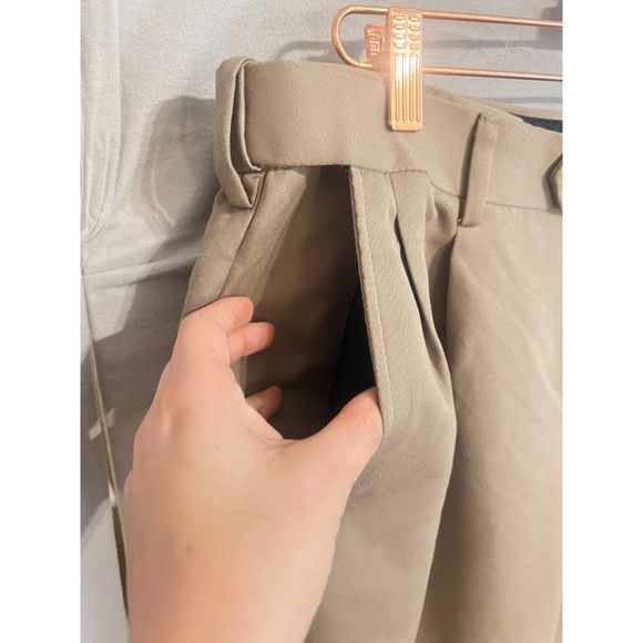 Savane Mens Performance Dress Pants 34X29 Easy Care Expandable Waistband Office - Picture 3 of 10